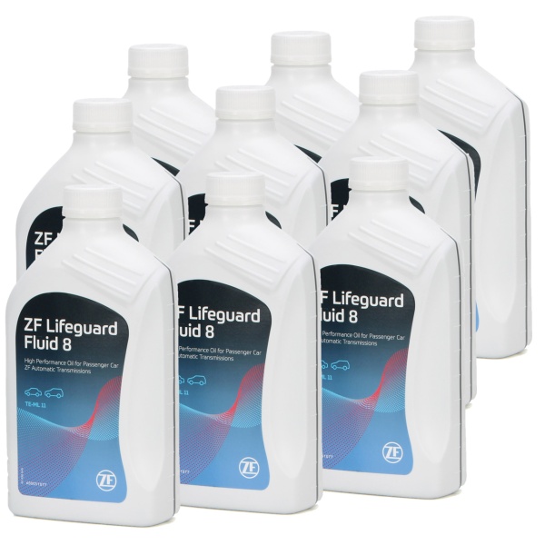 Set 9 Buc Ulei Cutie Viteze Automata Zf Lifeguard Fluid 8 1L S671.090.312